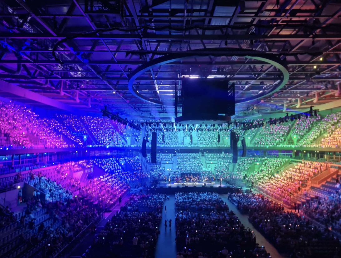Chor Musik Singen Konzert Auftritt SAP Arena Show Event